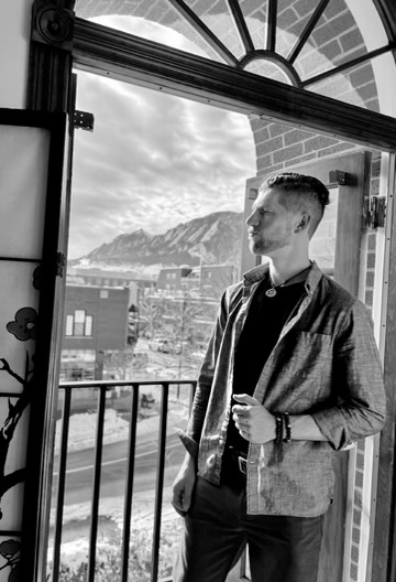 Looking out toward the Flatirons — Boulder, Colorado