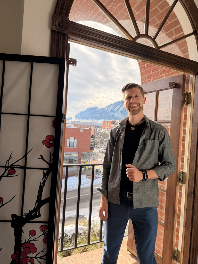 Julian Royce at his Boulder office
